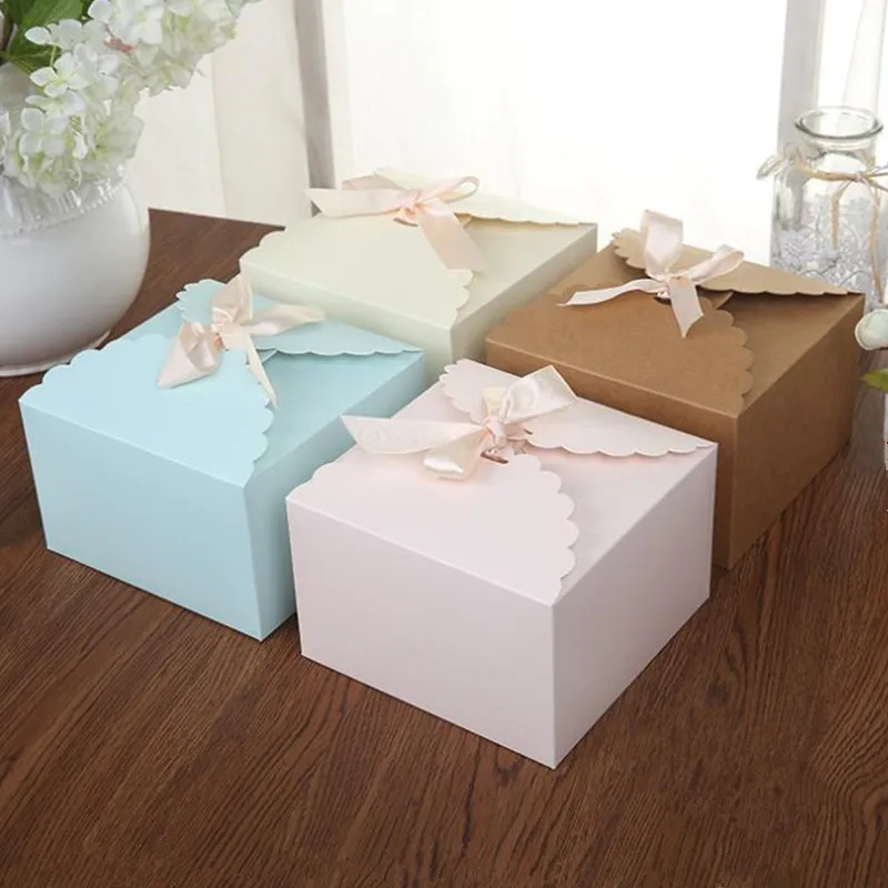 

Kraft Gift Box Candy Boxes Snack Boxes For Candy Cake Jewelry Gift toy Party Baking West Point Packing boxes