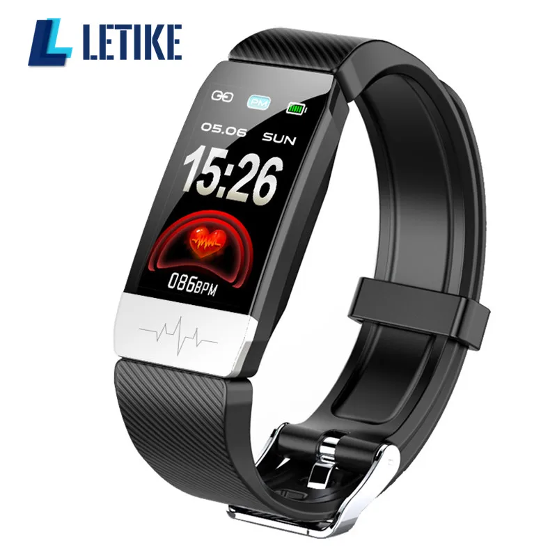 Letike ECG умный браслет с PPG монитор сердечного ритма кровяное давление IP67 фитнес