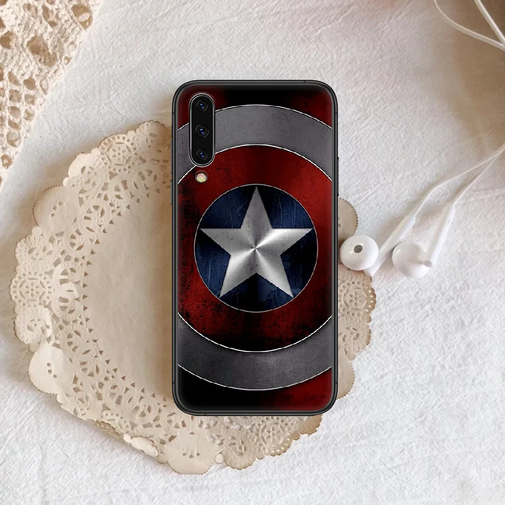 

Captain Superhero America Phone Case Cover For Samsung Galaxy A10 A11 A20 E A21 A30 A40 A41 A50 A51 A70 A71 A81 S 4G 5G black