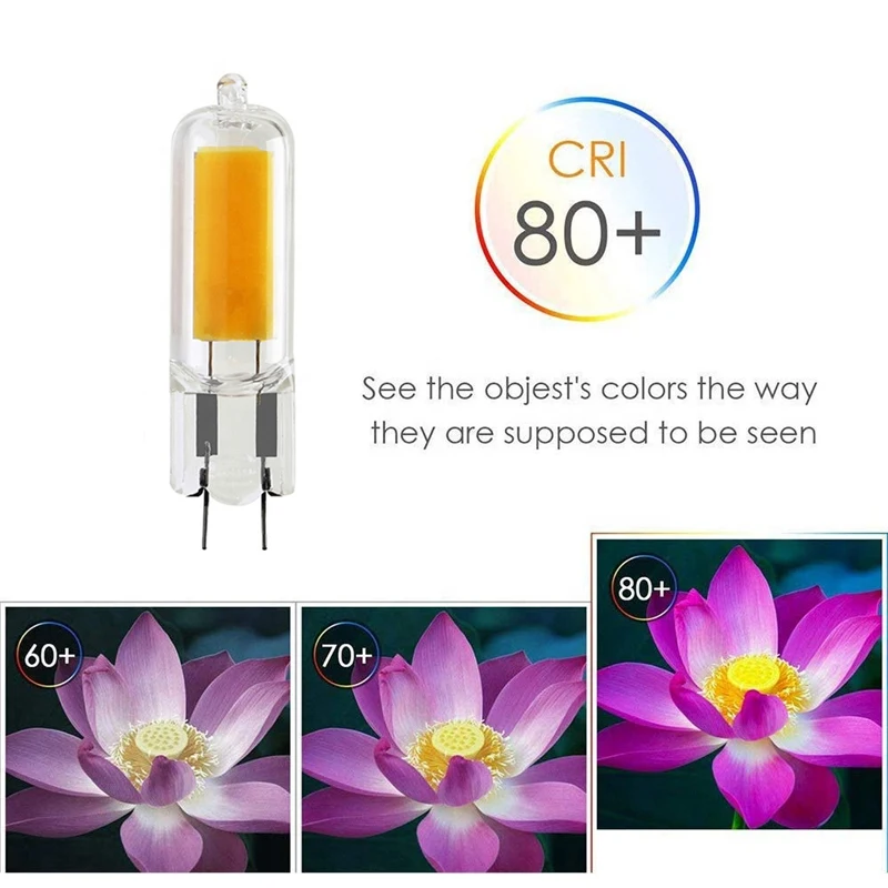 New G4 LED Lamp 6W 9W 12W Cob Chip Light AC220V Glass Crystal Bulb high power Spotlight for Chandelier | Лампы и освещение