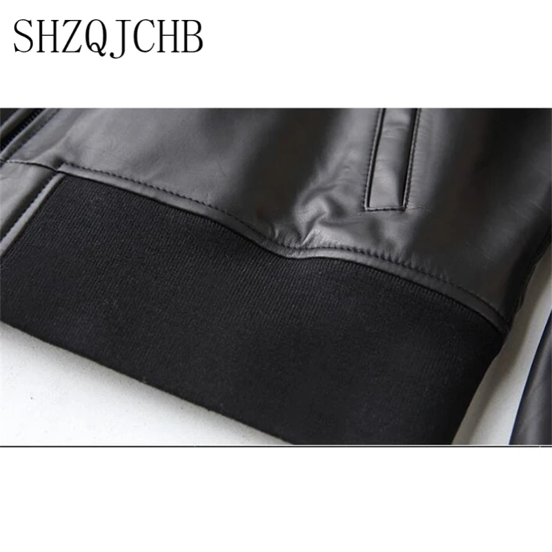 

Genine Jacket Leather Men Sheepskin Leather Jackets Spring Autumn Plus Size Outwear Jaqueta De Couro 71I6086 MF135