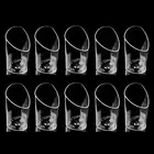 24 шт. 80 мл прозрачные конические чашки Tiramisu, чашка для пудинга, одноразовый контейнер для десертов