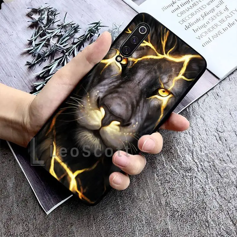 

lion tiger horror animel lovely Phone Cases for Xiaomi Redmi note Huawei honor mate P 7 8 9 10 20 30 40 t se Pro a x Lite cover