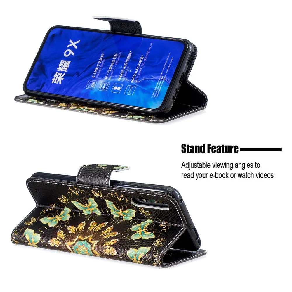 Флип-кейс для Huawei Honor 9X 9 X X9 Pro HLK-LX1 HLK-L21 HLK-L41 кожаный чехол Honor9X HLK LX1 L21 L41.