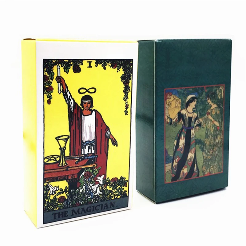 Полный английский лучистый Райдер Wait Tarot Cards Smith Witch колода семейная настольная