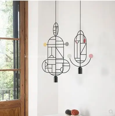 Индивидуальная люстра креативная постмодернистская простая светодиодная в