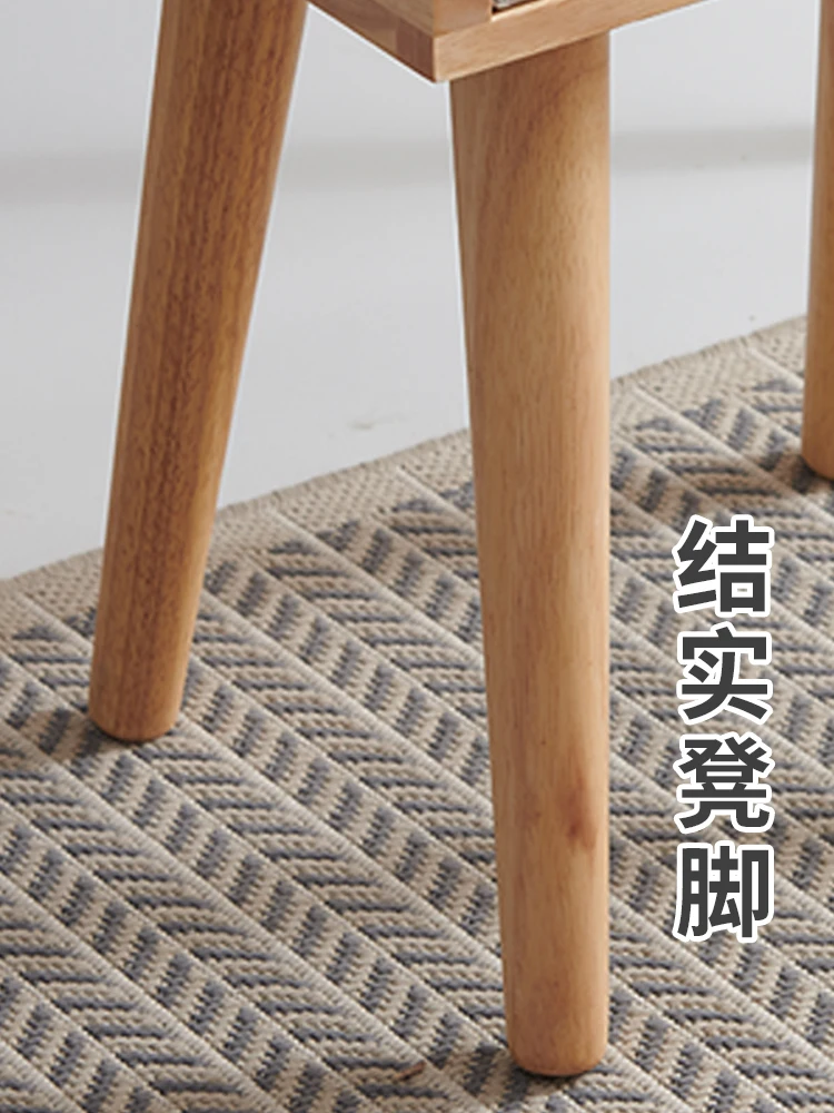 Мягкий Деревянный низкий стул для взрослых домашняя скамейка гостиной