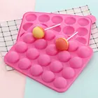 20 отверстий, круглая стандартная форма для выпечки, сферические формы для шоколада, печенья, конфет, форма для леденцов