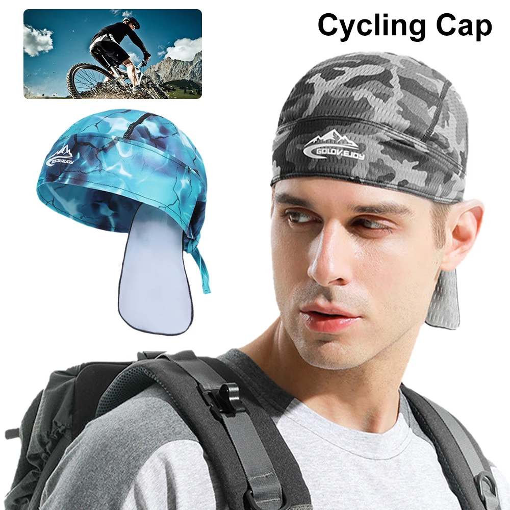 Велосипедная шапка быстросохнущая впитывающая пот Пиратская Бандана Спортивная