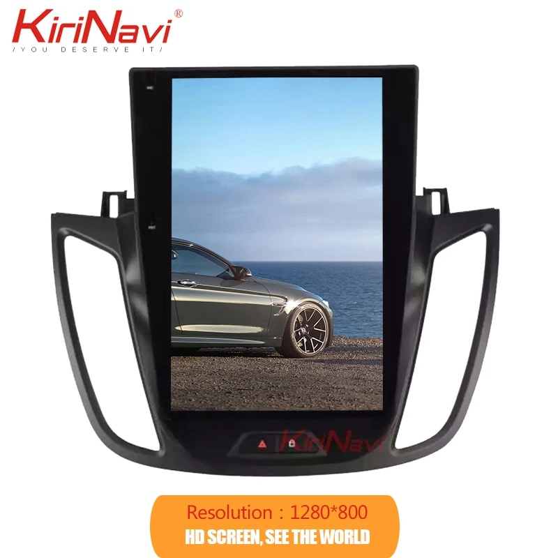 Автомагнитола KiriNavi с вертикальным экраном в стиле Тесла Android GPS навигация для Ford