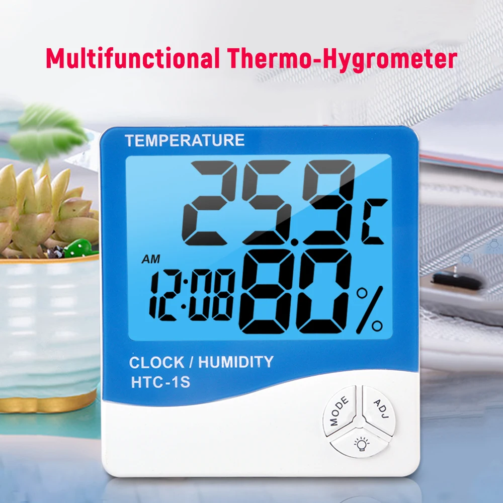 ЖК цифровой Комнатный термометр и гигрометр комнатный ℃/℉ датчик влажности