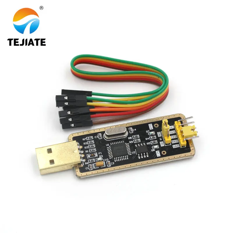 1PCS CH340G FT232BL-RL CH340E Reflesh Module Serial-port-USB To TTL Transform Modular Unit STC Download Wire Gold-colour Type |