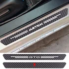 Наклейка на порог двери автомобиля, углеродное волокно, 4 шт., для Pontiac Aztek G6 Grand Prix GTO Solstice торрент Vibe, автомобильные аксессуары