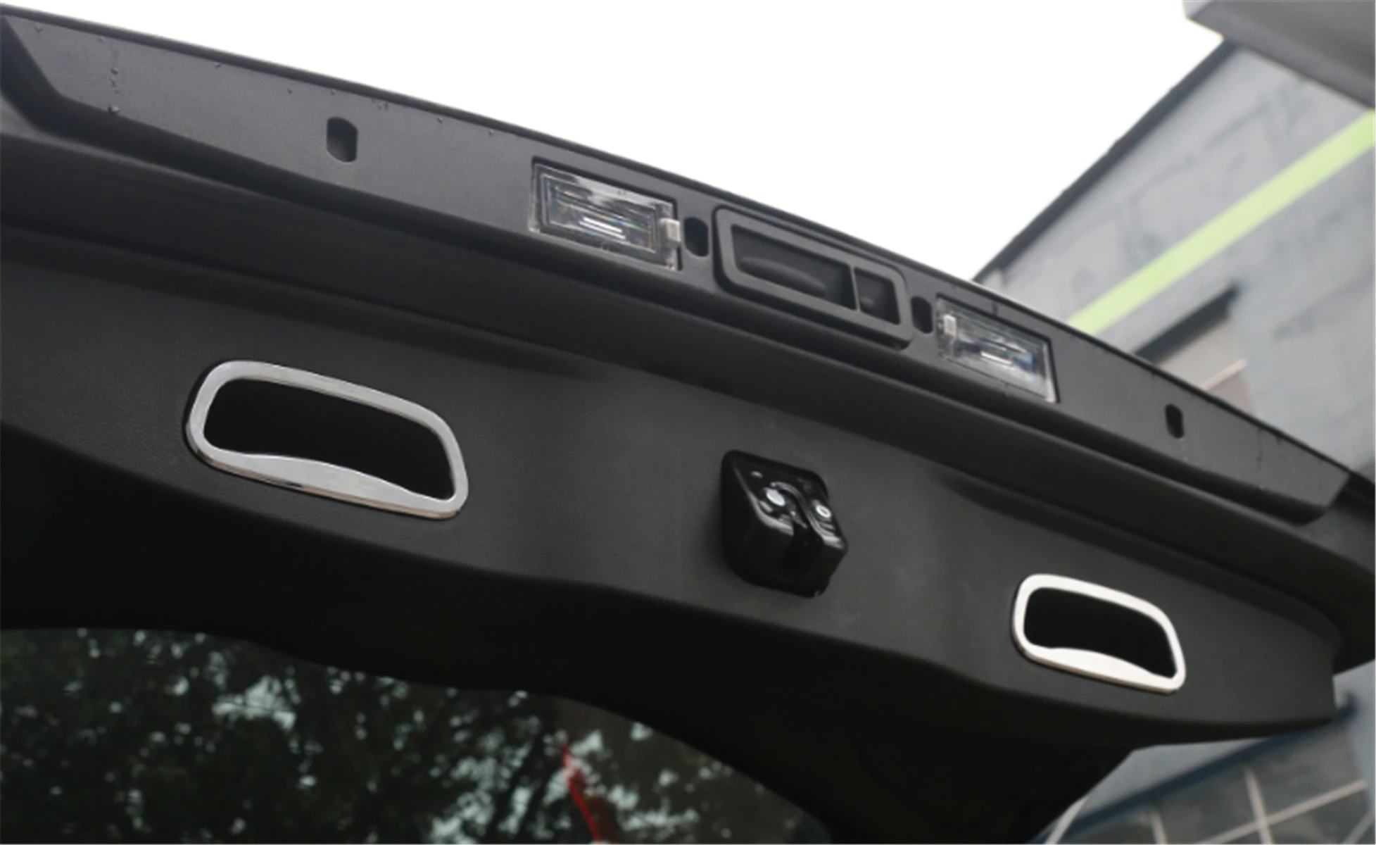 

Tail Door Inner Handle Decorative Ring Cover Trim Sticker for Jeep Grand Cherokee 2011+ Car Accessories Interior Decoration