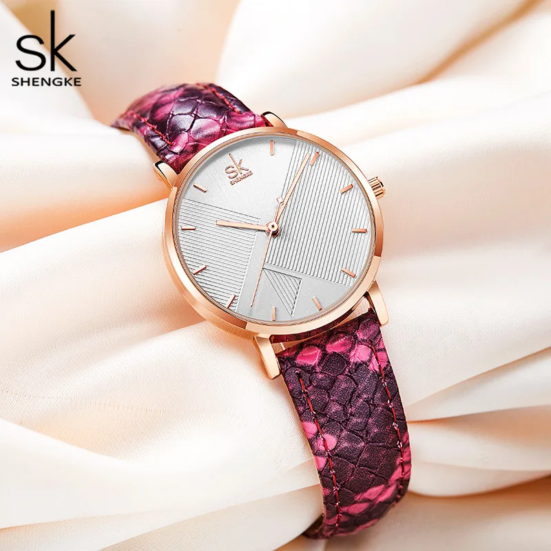 Hot Sale Rose Gold Girls Watch Fashion Leather Casual Watches Brand Luxury Military Watches Women Clock Business Wristwatch New