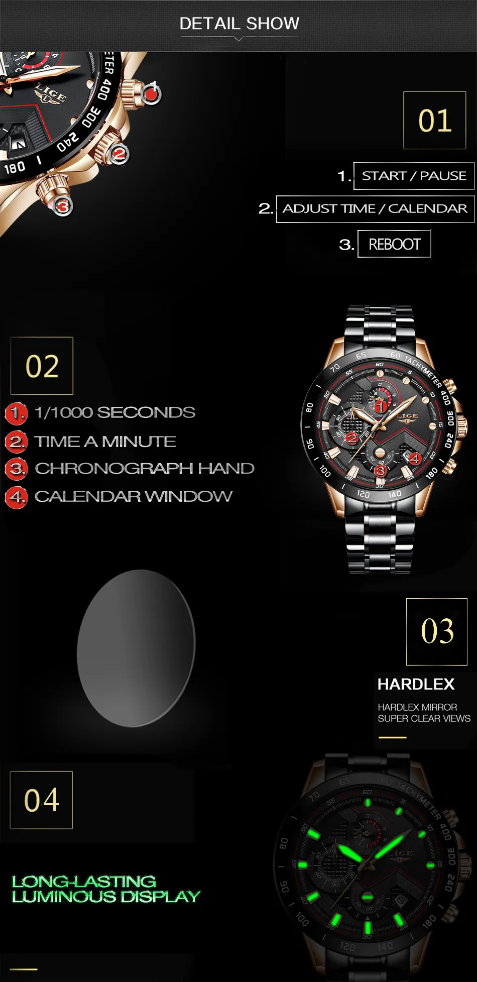 Montre Homme LIGE мужские s часы лучший бренд класса люкс военные спортивные часы мужские водонепроницаемые кварцевые наручные часы Relogio Masculino