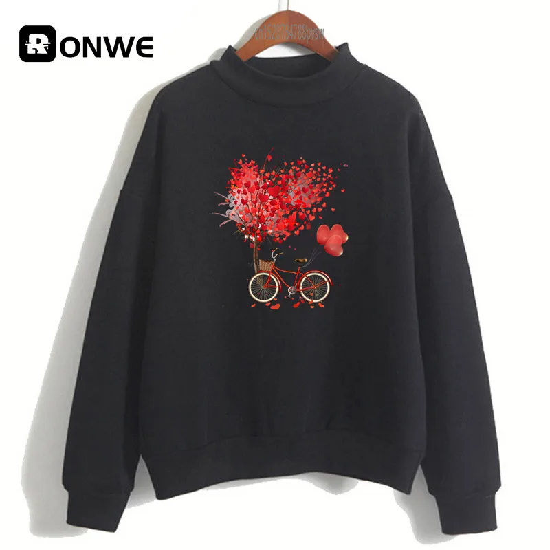 

Женские Зимние флисовые толстовки с капюшоном в виде сердца и дерева, в стиле Харадзюку 90-х, Y2KKawaii, пуловеры, свитшоты, толстовки, Женская Тол...