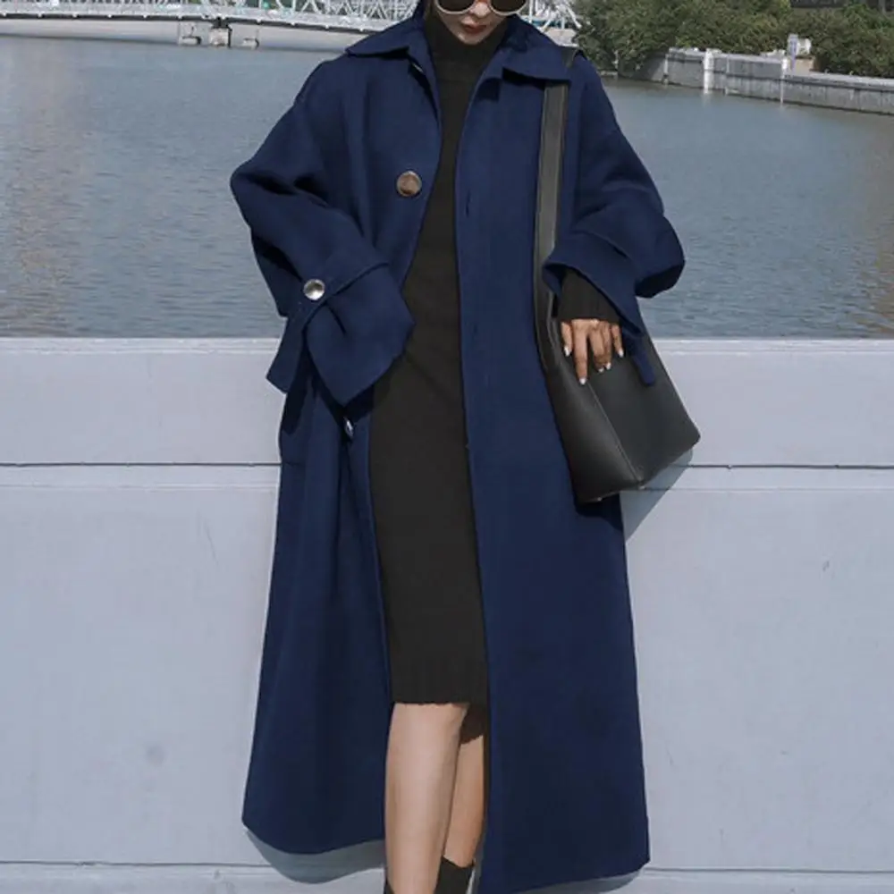 

Trench Coat Women Spring Warm Windbreaker Long Coat Kurtka Damska Gabardina Mujer Cortaviento Manteau Femme Roupa Feminina