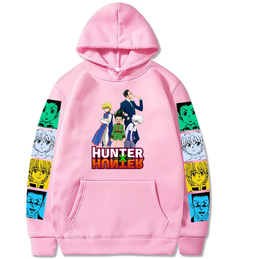 

Full-Time Hunter Cartoon Japanese Anime Hunter X Hunter Hoodies Cotton Printed Sudadera Long Sleeved Unisex Sweatshirt Pullover