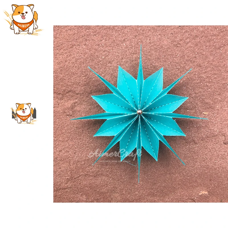 3D цветок Звезда Металла резки штампы трафарет для скрапбукинга DIY декоративное