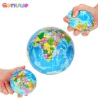 Новинка, игрушка-антистресс, украшение для снятия стресса, Карта мира, Сжимаемый пенный шар против стресса, атласный шар, Пальмовая планета, земля, сжимаемые игрушки для детей