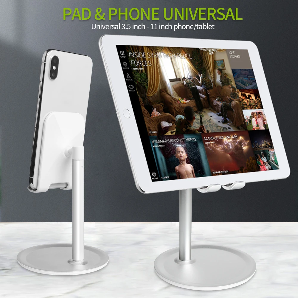 Настольный держатель для планшета подставка iPad Pro 11 10 5 2 9 7 mini Samsung Xiaomi с поддержкой