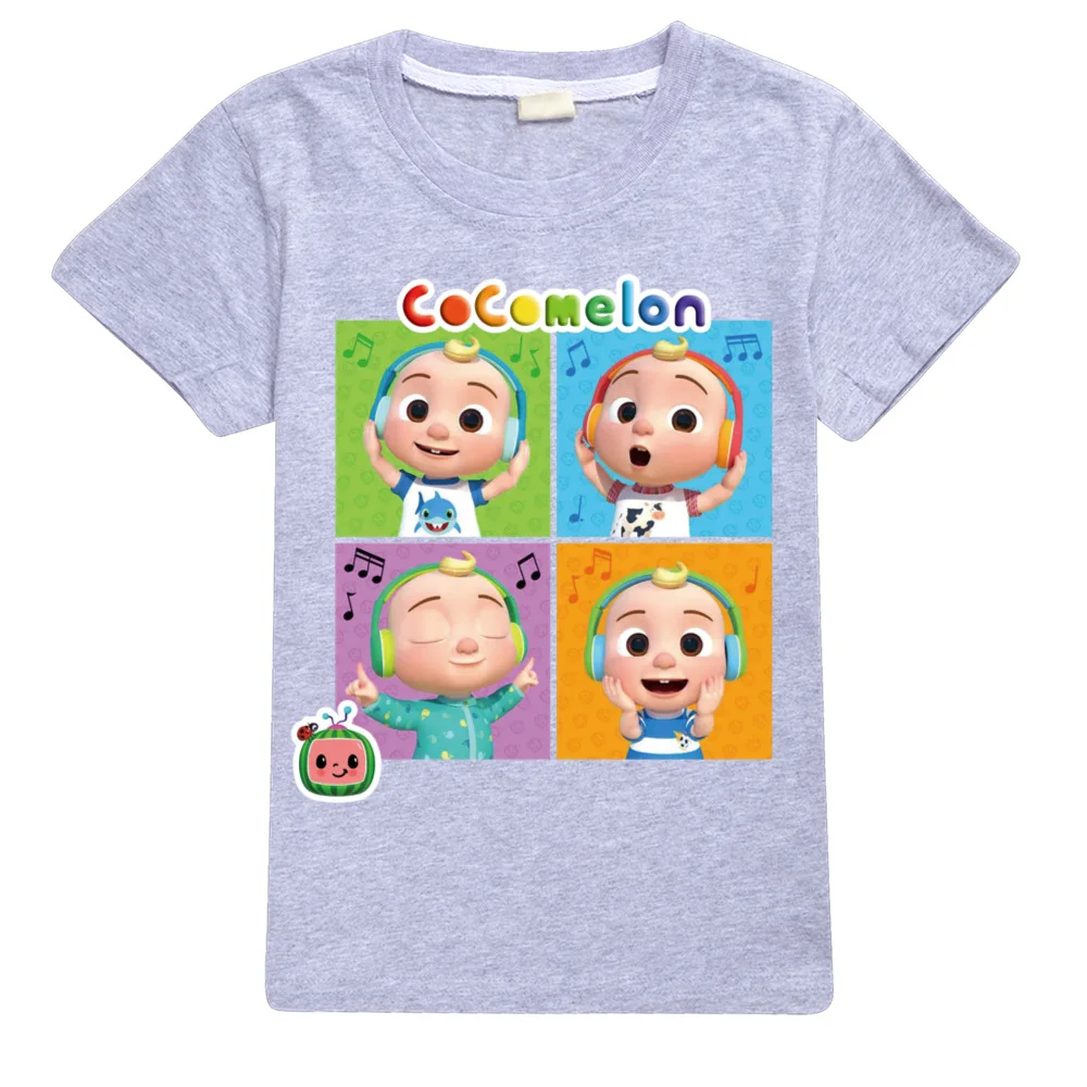 

Cocomelon Boys Graphic Tee Cotton Toddler Shirts Kids Clothes Boys 7 Years Boutique Kids Clothing 6 10 Year Baby Summer Tshirt