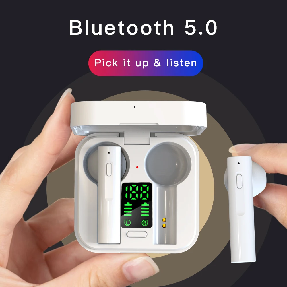 Беспроводные наушники AIR 6 Plus Bluetooth 5 0 подавление шума Спортивная гарнитура для