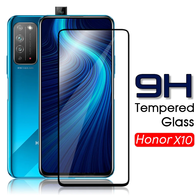 1 + 2 шт полное покрытие бронь стекло хонор х10 honor x10 чехол защитное для huawei 5G 20