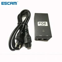 escam cctv security 48v0 5a 15 4w poe adapter poe injector ethernet power for poe ip camera phone poe power supply