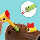 Магнитные игрушки для малышей, игровой набор, хорошее моторное мастерство, дошкольные игрушки, ролевые игры для девочек и мальчиков 2 лет, ловля и кормление