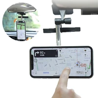 car phone mount stand bracket 360 rotating foldable magnet smartphone holder car rearview mirror mobile phone holder magnetic