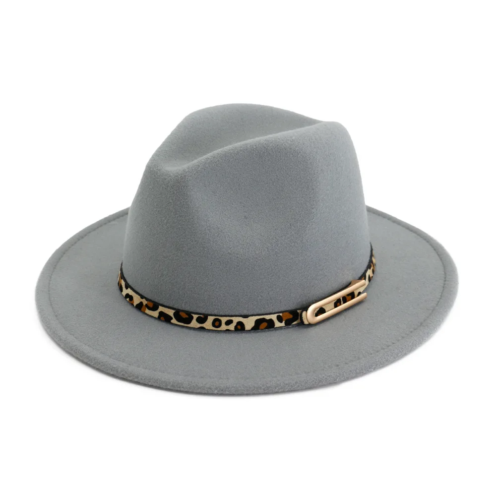 

Fedora Hat Men Women Imitation Woolen Winter Women Felt Hats Men Fashion Black Top Jazz Hat Fedoras Chapeau Sombrero HF50