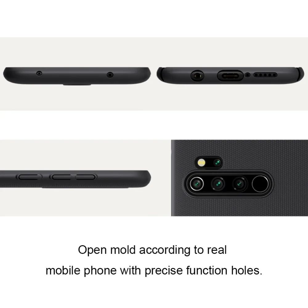 Для Xiaomi Redmi Note 8 Pro чехол Nillkin Super Frosted Shield тонкий жесткий чехол для Xiaomi Redmi Note 8 Pro Nilkin чехол для телефона