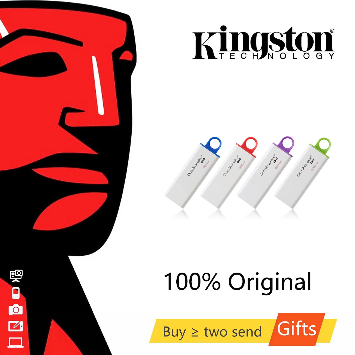 USB флеш-накопитель Kingston 32/3 0/64/128 ГБ | Компьютеры и офис