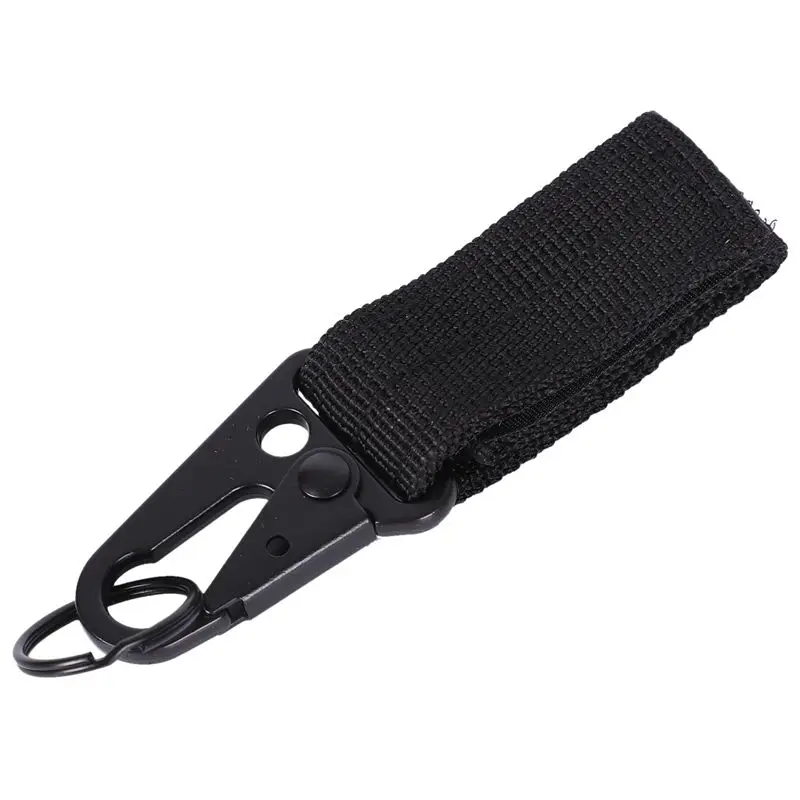 Outdoor Nylon Belt Hanging Clip Carabiner Hook Loop Key Holder image 2