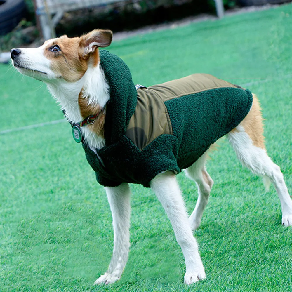 

[2021 Hot Sale]New style pet clothes keep warm in autumn and winter and thicken dog clothes designer dog pet hoodies Labrador