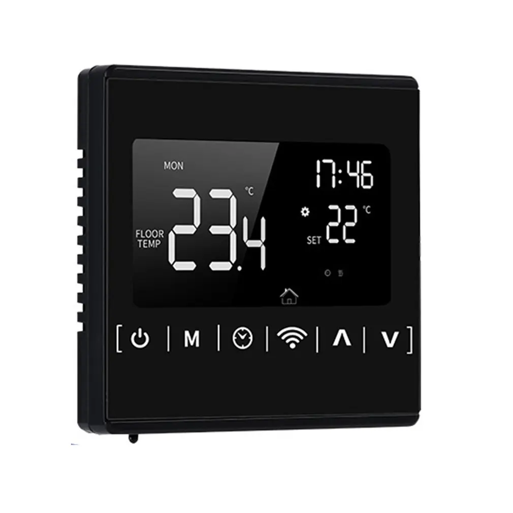 

Floor Heating Thermostat Lcd Touch Screen Control Electric Touch Screen Intelligent Temperature Controller