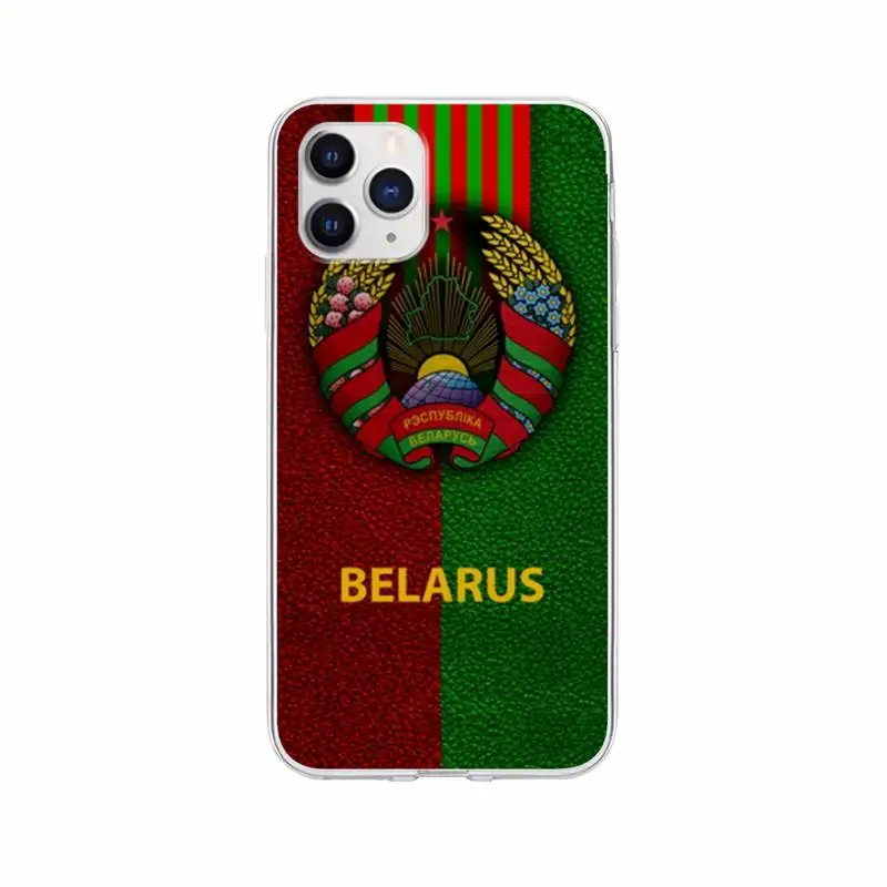 

New Products Belarus Flag Transparent Phone Case Clear Cover For Honor 8X 10i 20i 20 Lite