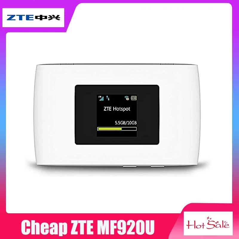

Разблокированный Мобильный Wi-Fi роутер ZTE Mifi MF920U 4G LTE 150 Мбит/с