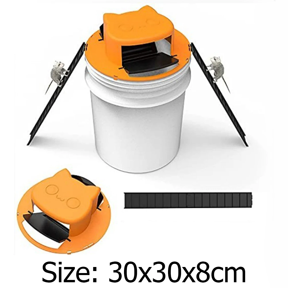 

Reusable Smart Mouse Rat Trap Plastic Flip Slide Bucket Lid Mouse Rat Mouse Trap Humane Or Lethal Trap Door Style Multi Catch