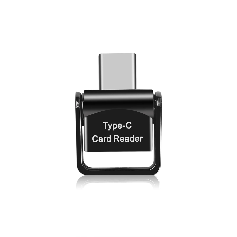 Картридер Micro SD Type C TF устройство для чтения карт памяти с цепочкой ключей Macbook Pro