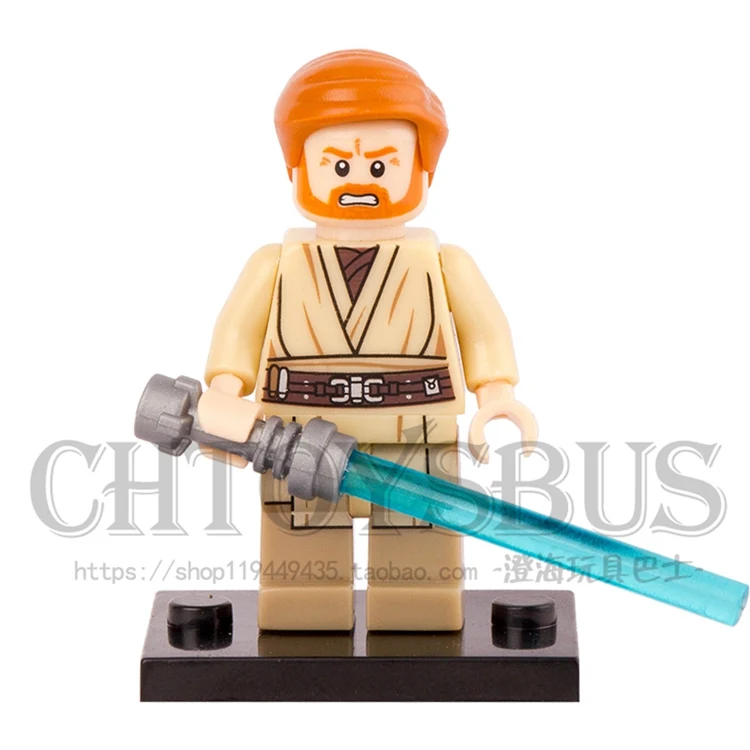 Одна распродажа Звездные войны изгой один Obi Wan Kenobi со световым мечом Leia сделай