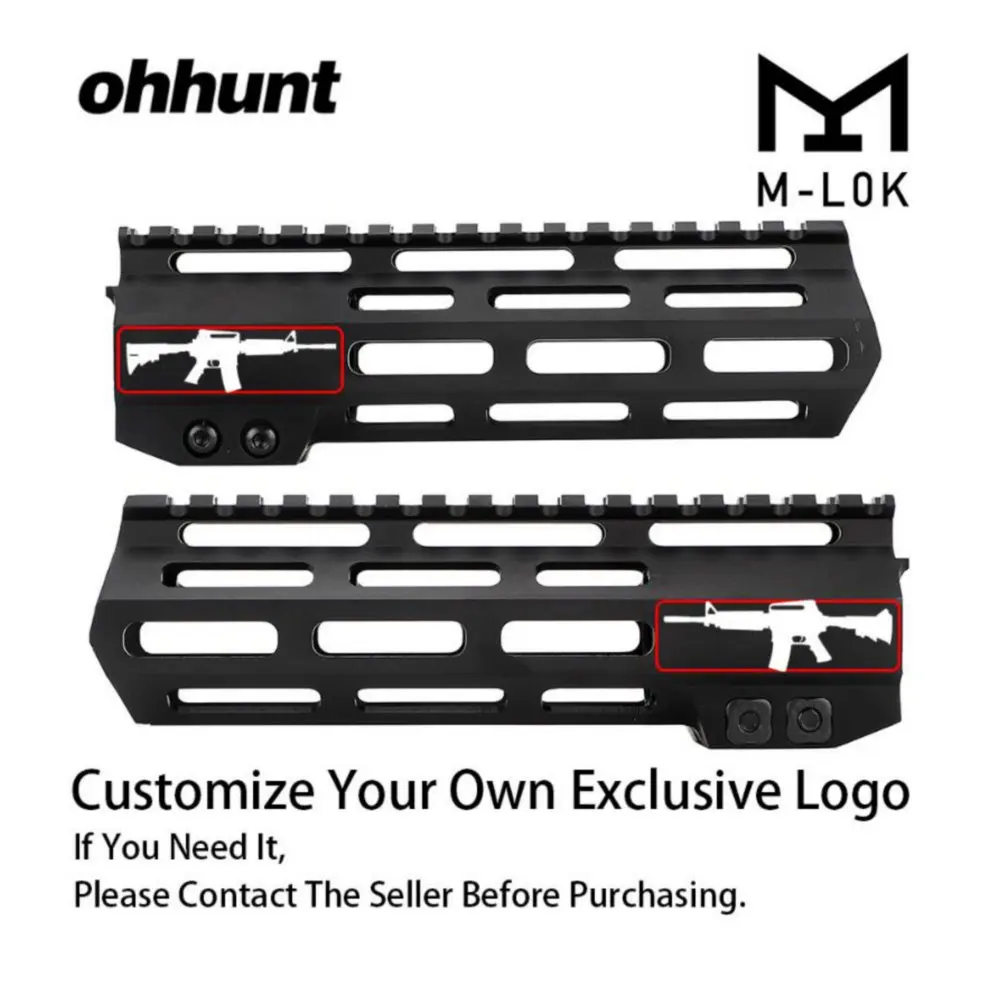 Ohhunt 7 &quot9&quot 10 &quot12&quot 13 5 &quot15&quot 17 &quotAR15 свободный поплавок тонкая стильная