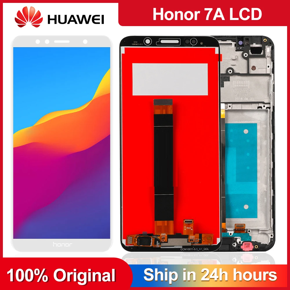 2018 Новый 5 45 ''Оригинальный ЖК дисплей для Huawei Honor 7A dua l22 LCD сенсорный экран