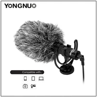 yongnuo mic yn220 microphone camcorder video mic 3 5mm windshield for canon nikon dslr camera computer phone pad pc recorder dv
