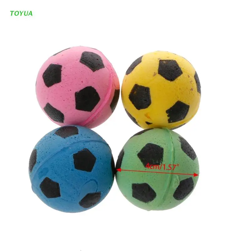 

1XCC 20PCS Non-Noise Cat EVA Ball Soft Foam Soccer Play Balls For Cat Scratching Toy