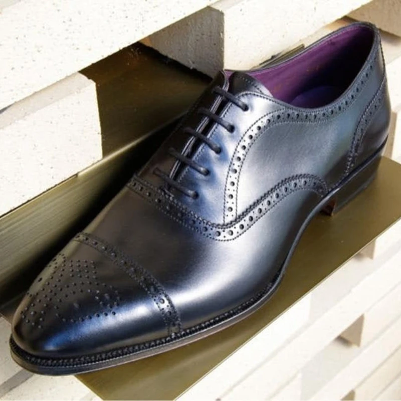 

Мужская обувь из искусственной кожи классические удобные броги для офиса мужские полуботинки однотонные ZQ0730