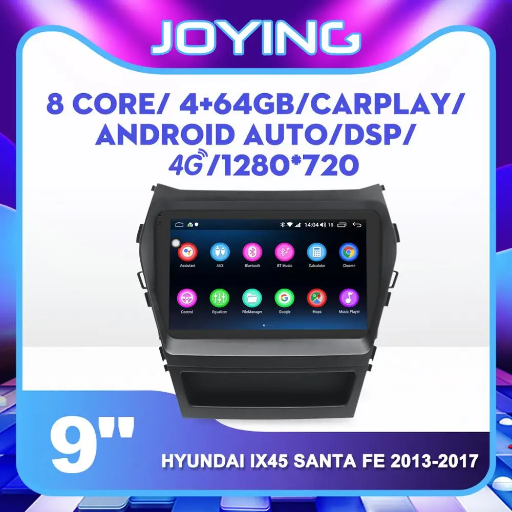 Android 8 1 2 ГБ/4 ГБ gps автомобильный стерео головное устройство с DSP/ips/SPDIF для hyundai IX45