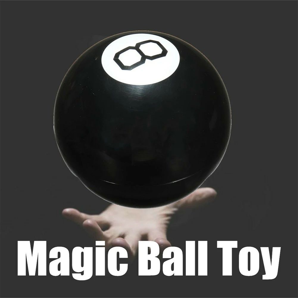 

Black 8 Gift Party Tricks Funny Learning Magic Ball Educational Toy Answer Predict Game For Kids Fortune Portable Fun Spherical